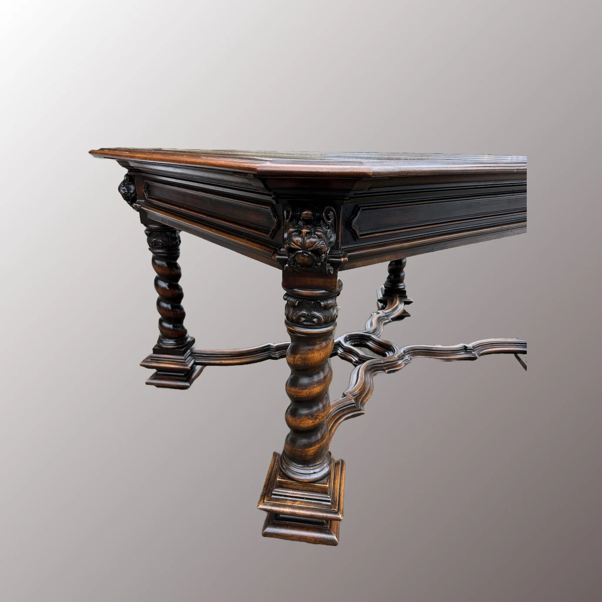 Neoreneszánsz étkezőasztal - 3. nézet