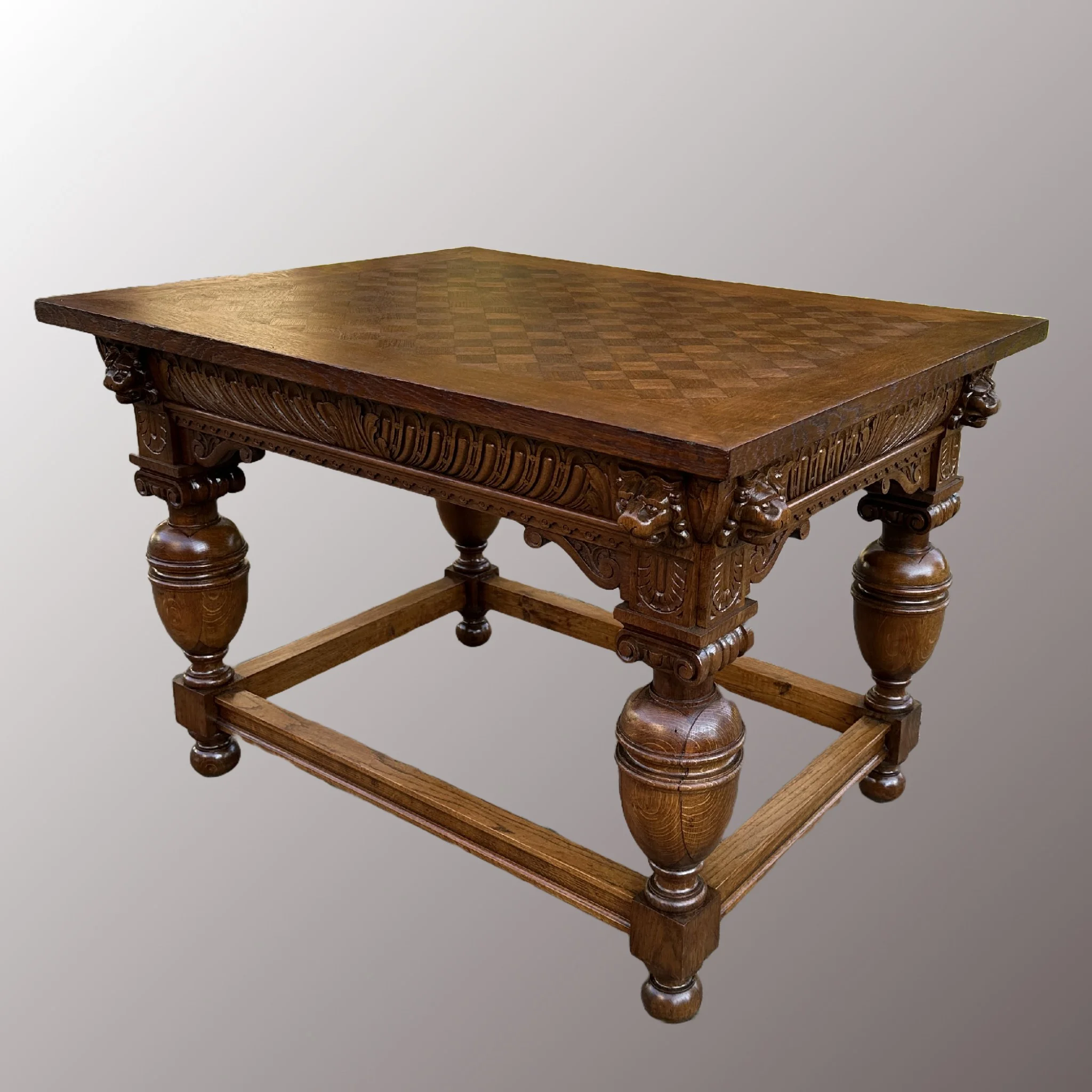 Historizáló étkezőasztal - 4. nézet