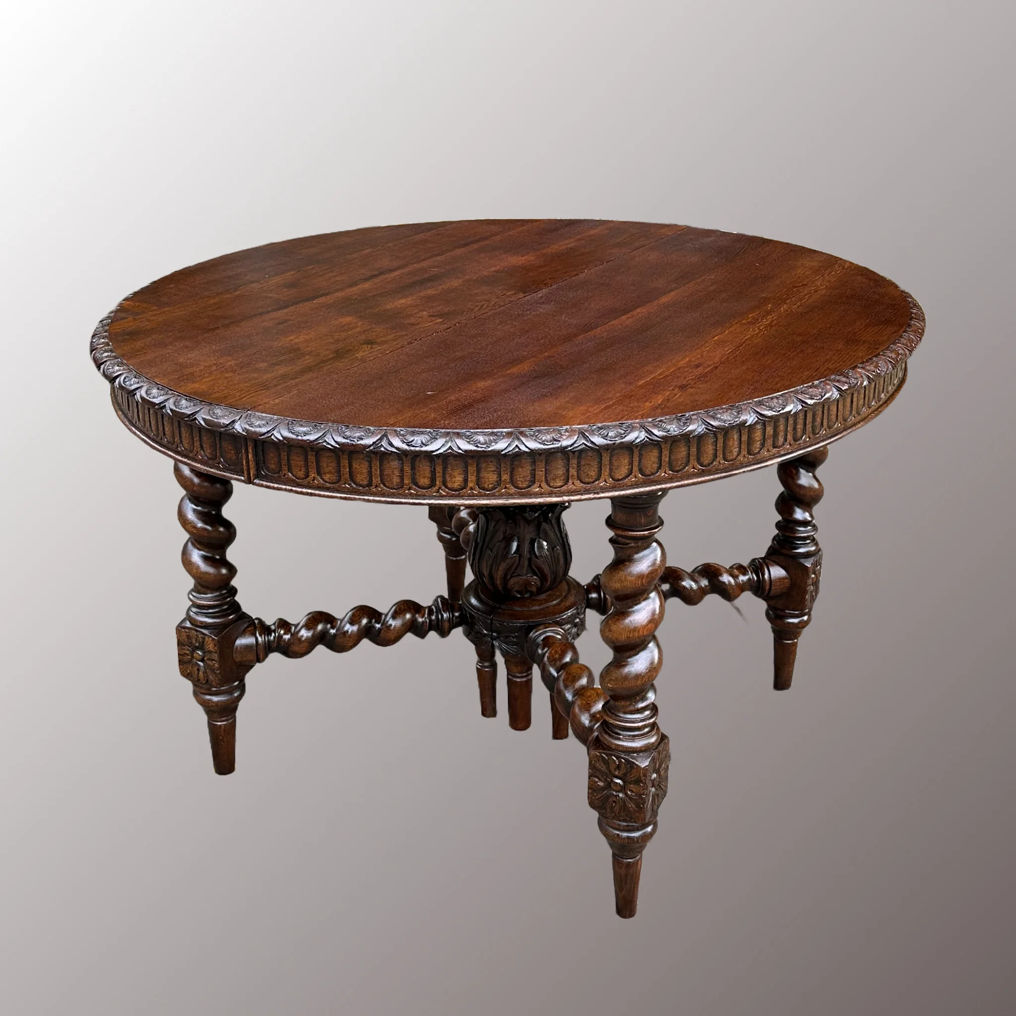 Neoreneszánsz étkezőasztal - 3. nézet