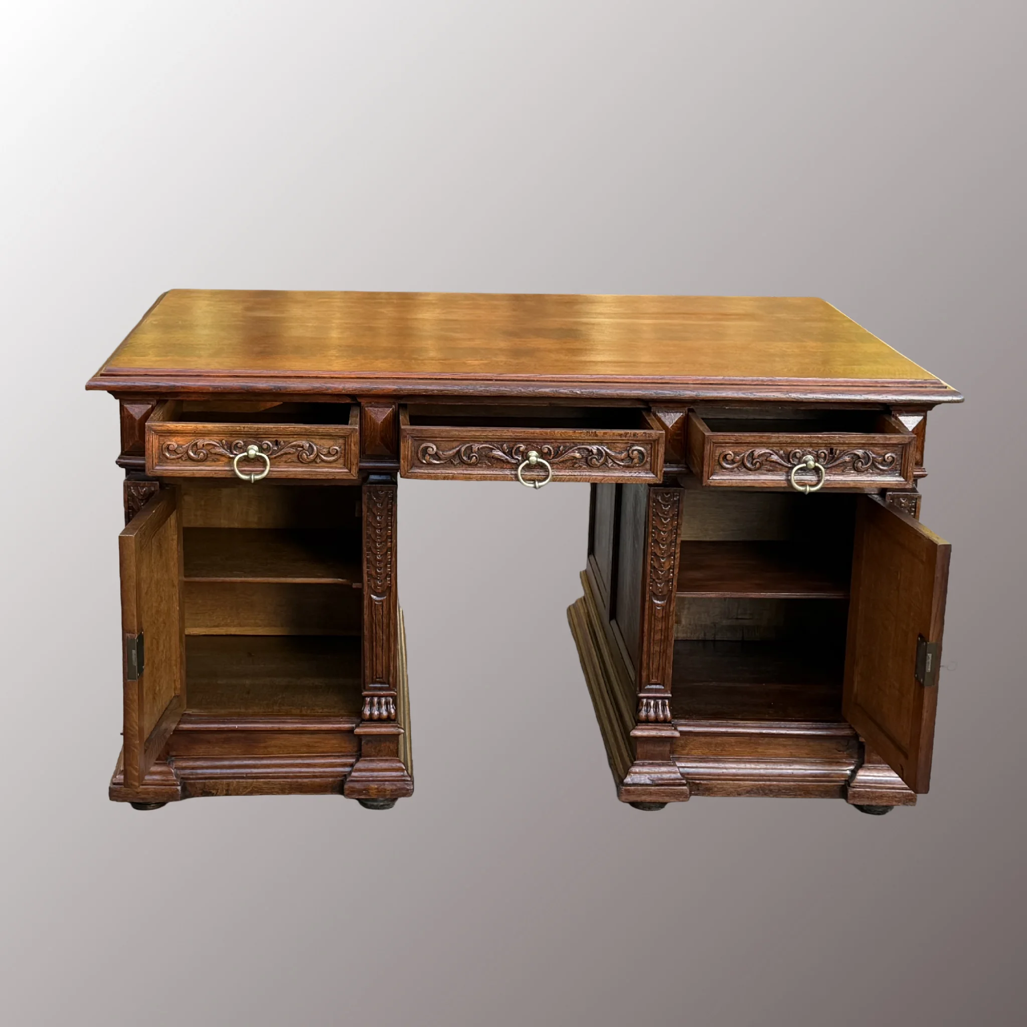 Neoreneszánsz íróasztal - 5. nézet