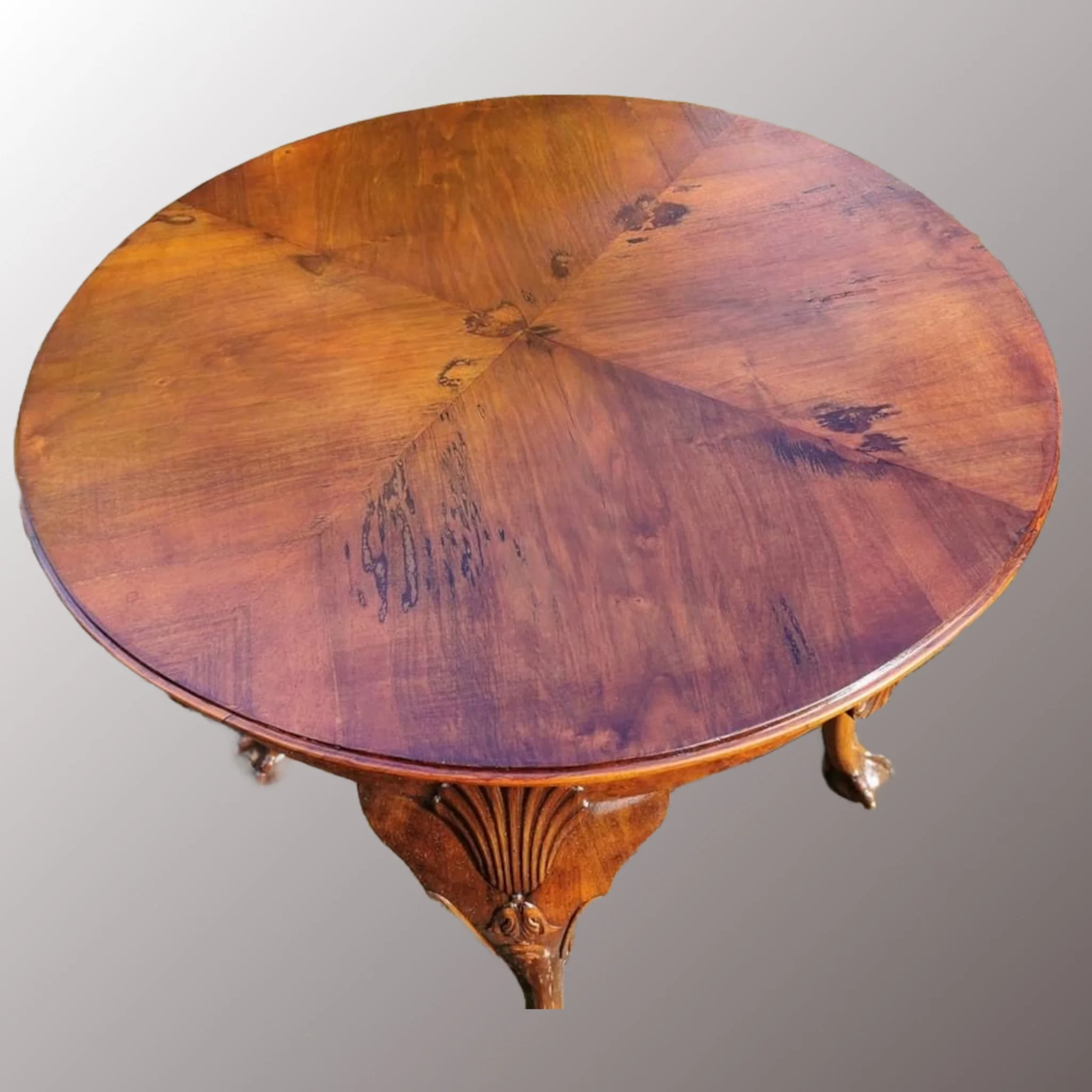 Chippendale teázó asztal - 3. nézet