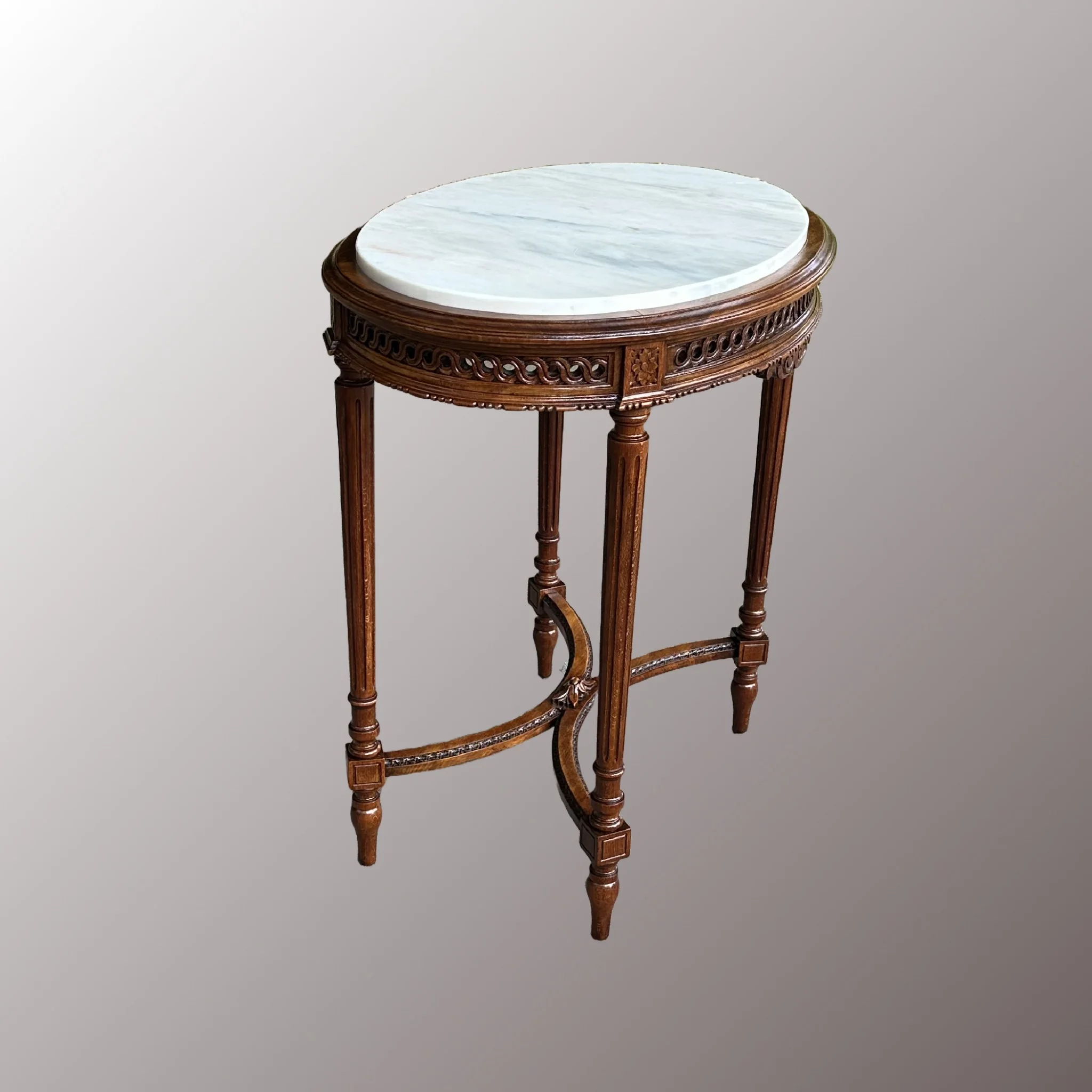 Lajos stílusú teázóasztal - 2. nézet