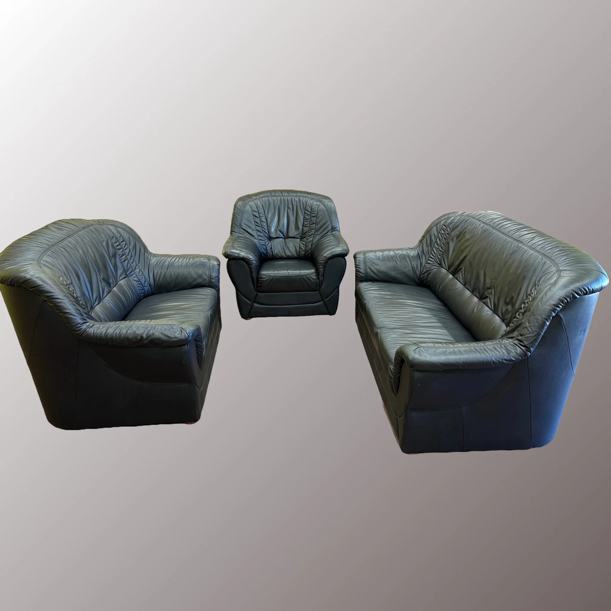 Restaurált Bőr ülőgarnitúra