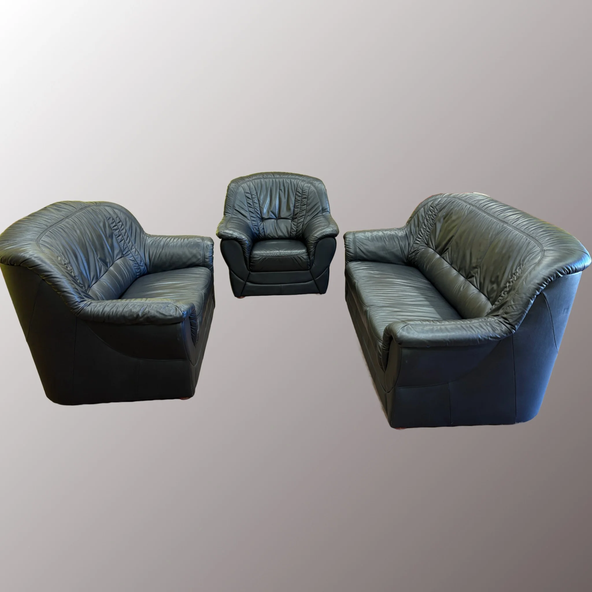 Restaurált Bőr ülőgarnitúra