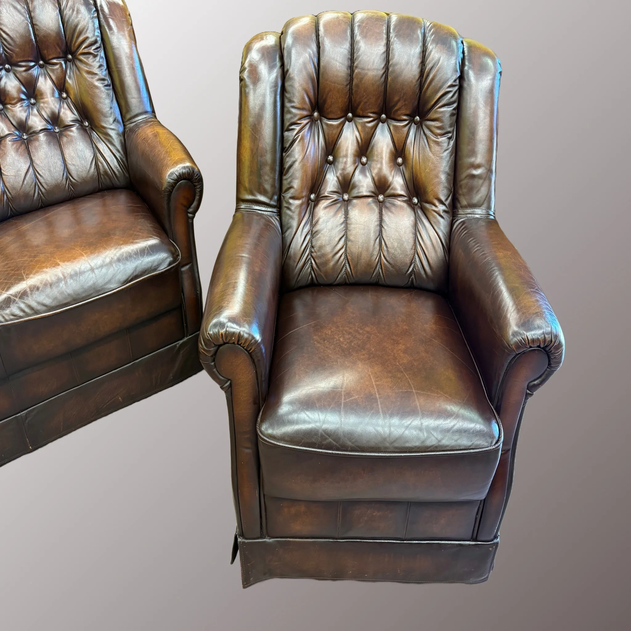 Vintage bőr ülőgarnitúra - 5. nézet