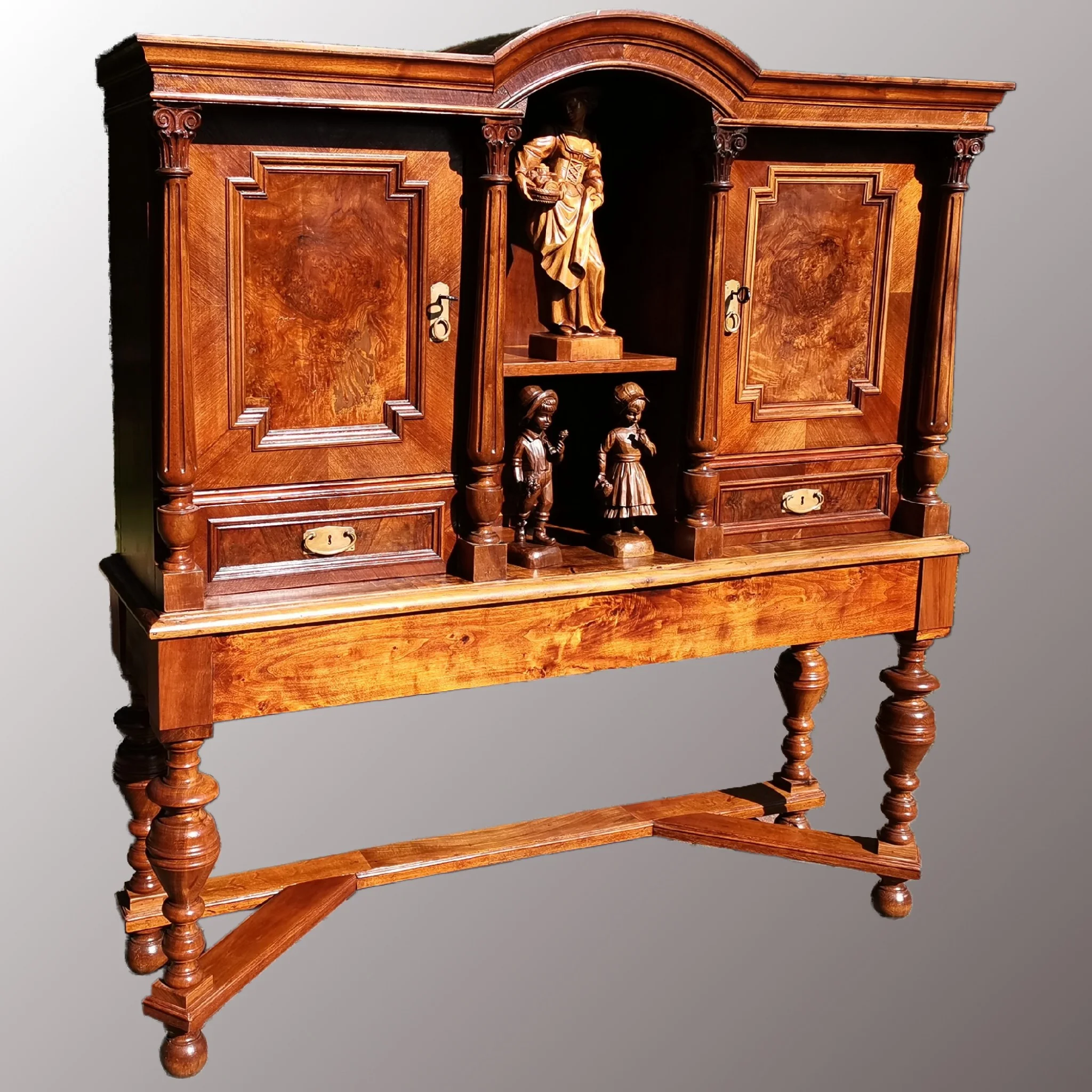 Ónémet kabinet szekrény - 2. nézet