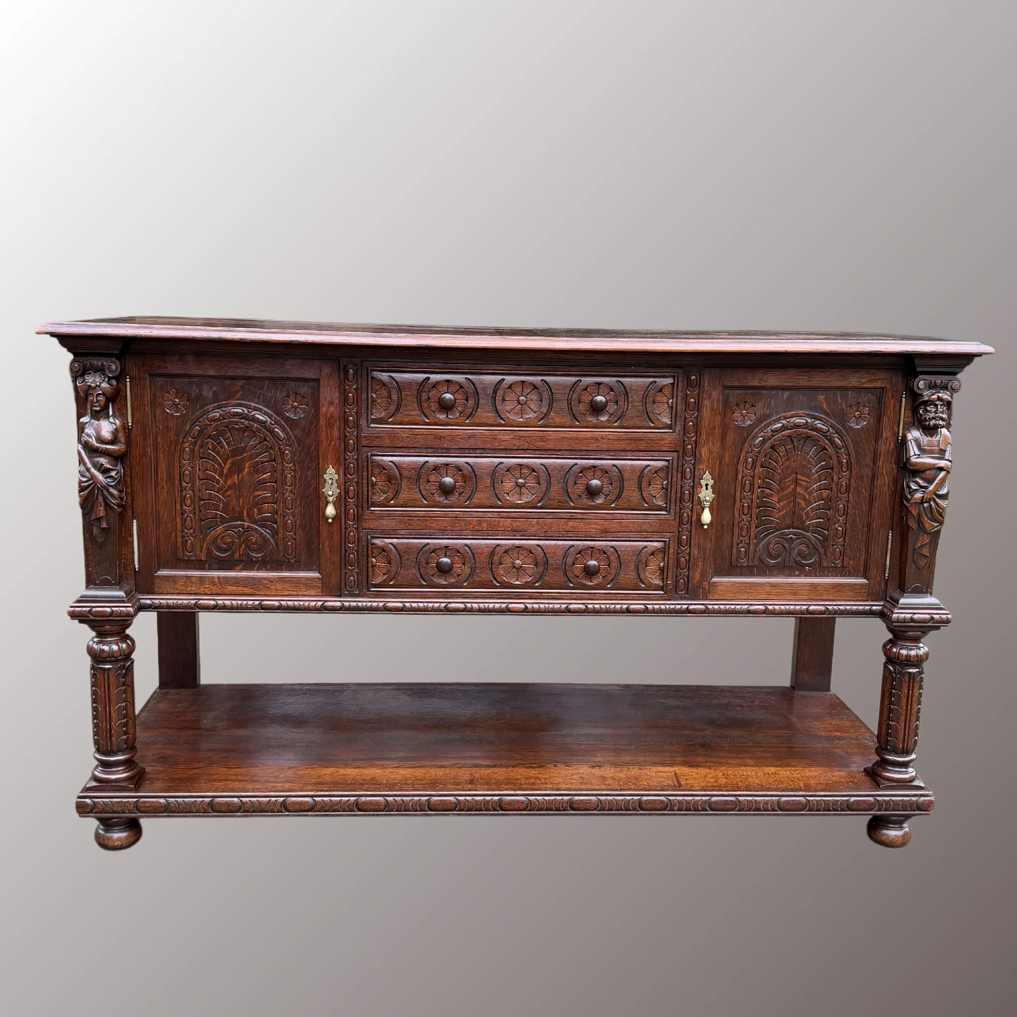 Historizáló flamand komód - 5. nézet