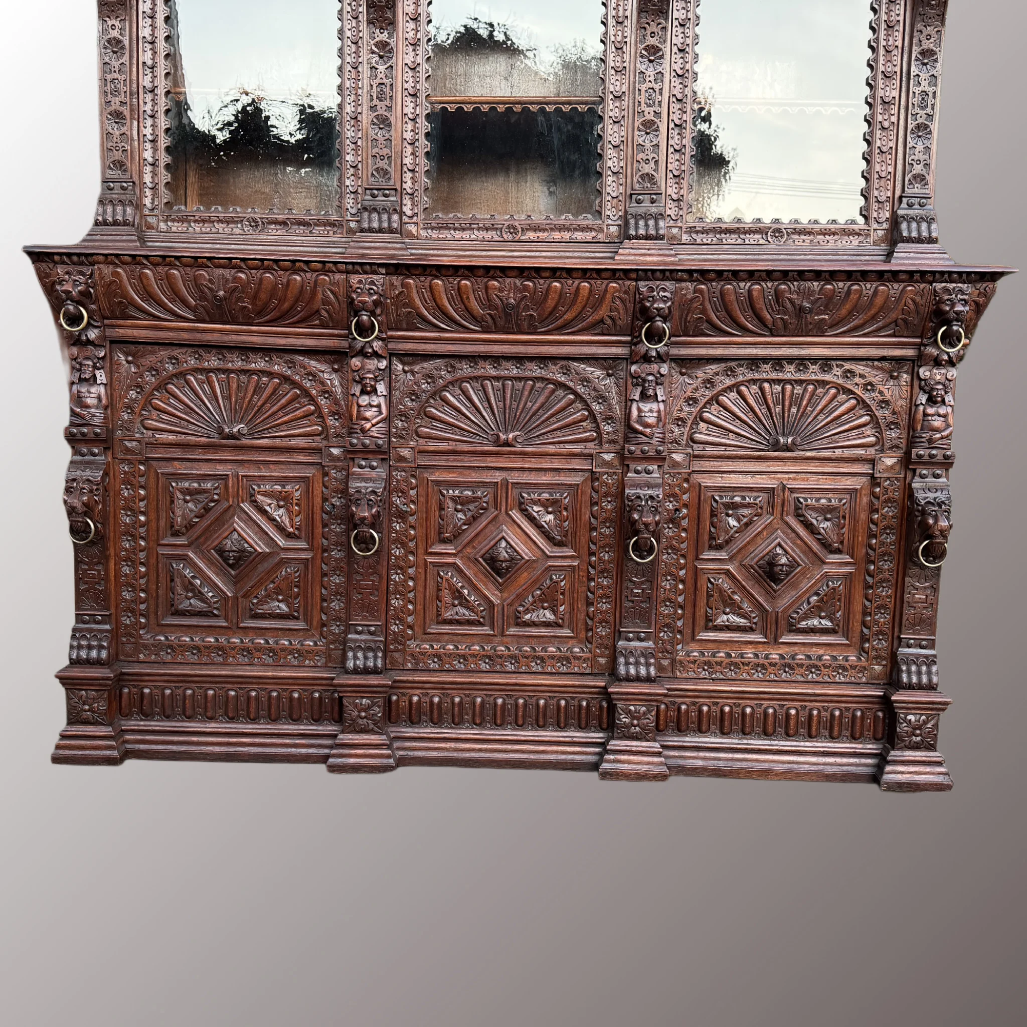 Neoreneszánsz könyvesszekrény - 5. nézet