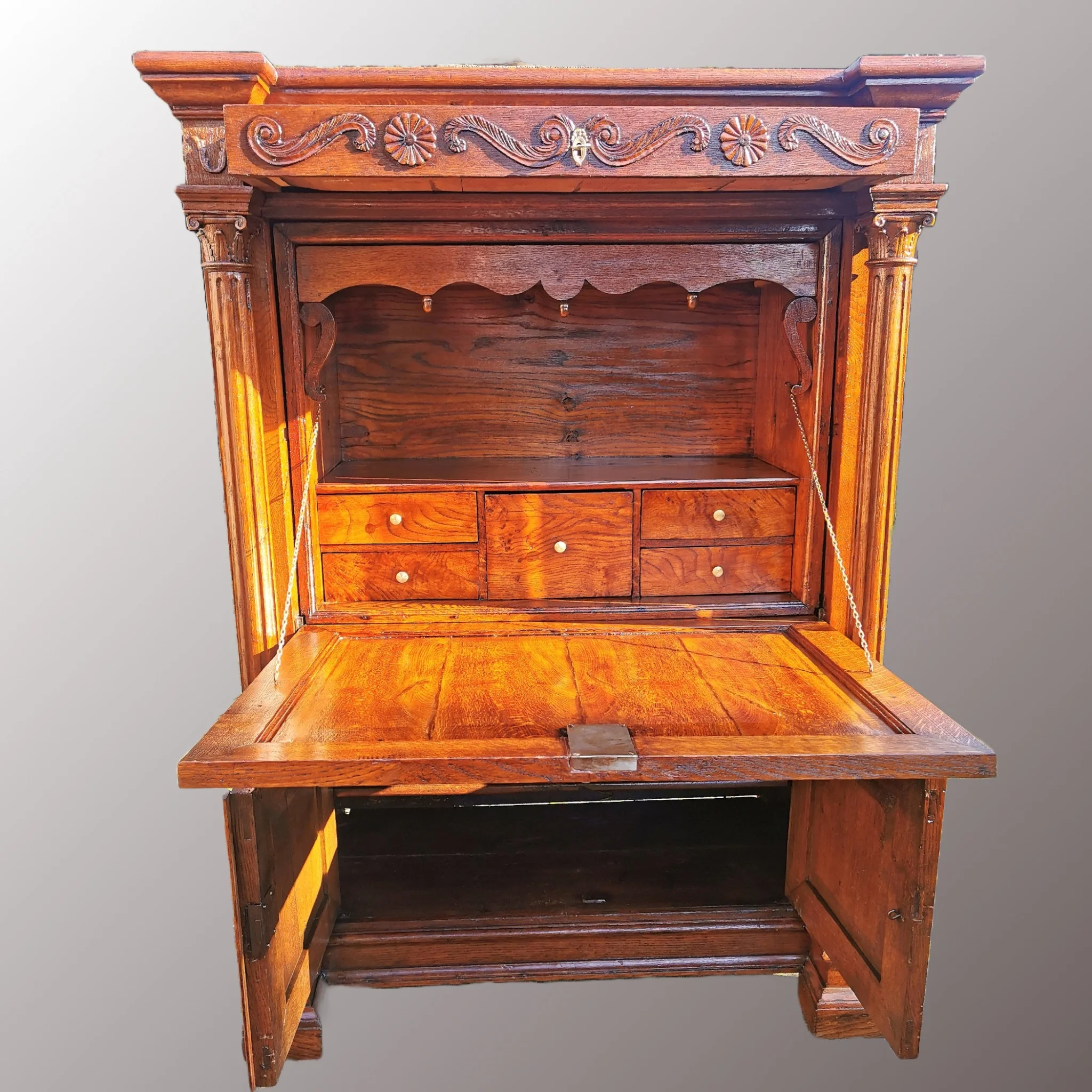 Neoreneszánsz szekreter - 4. nézet