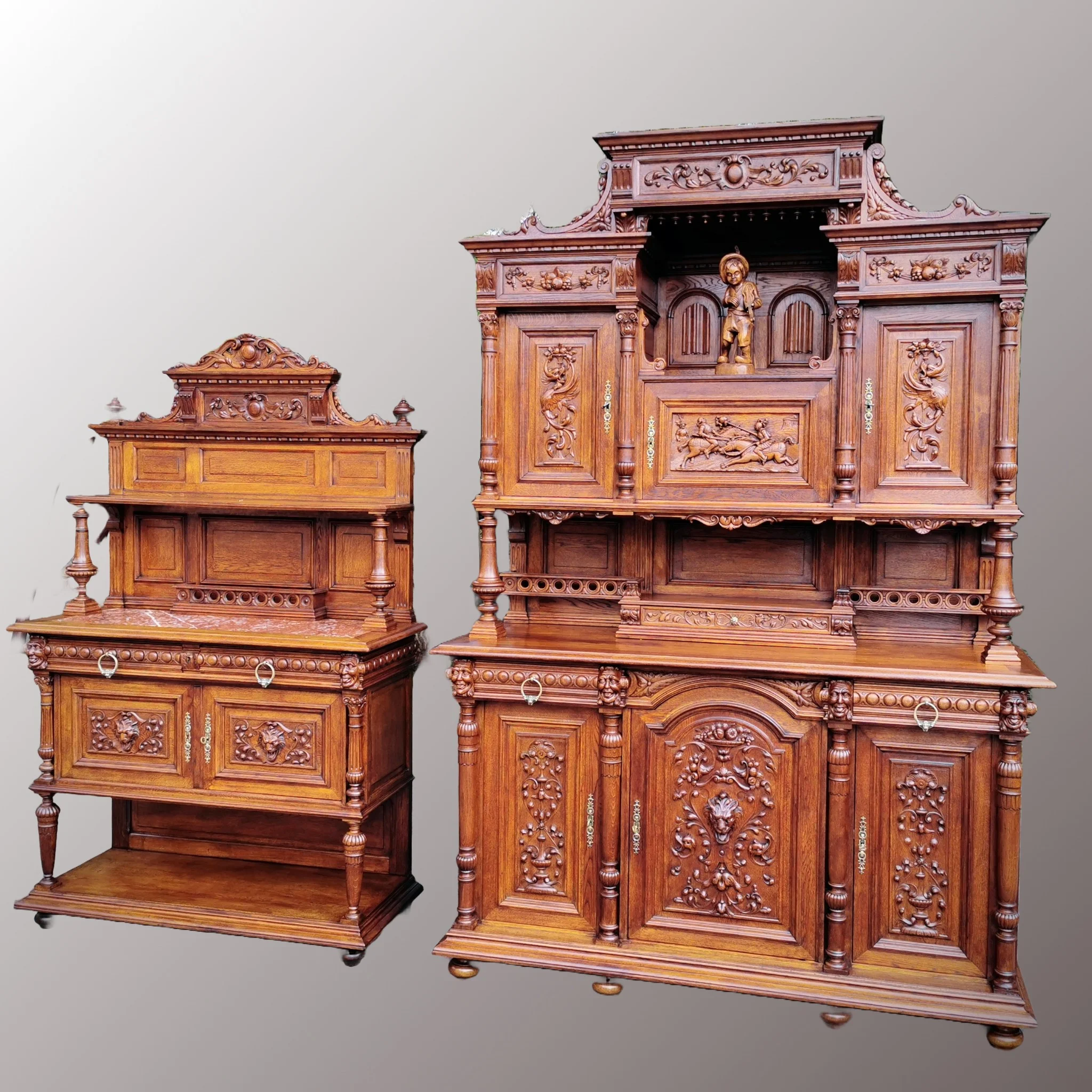 Restaurált Neoreneszánsz tálaló szett