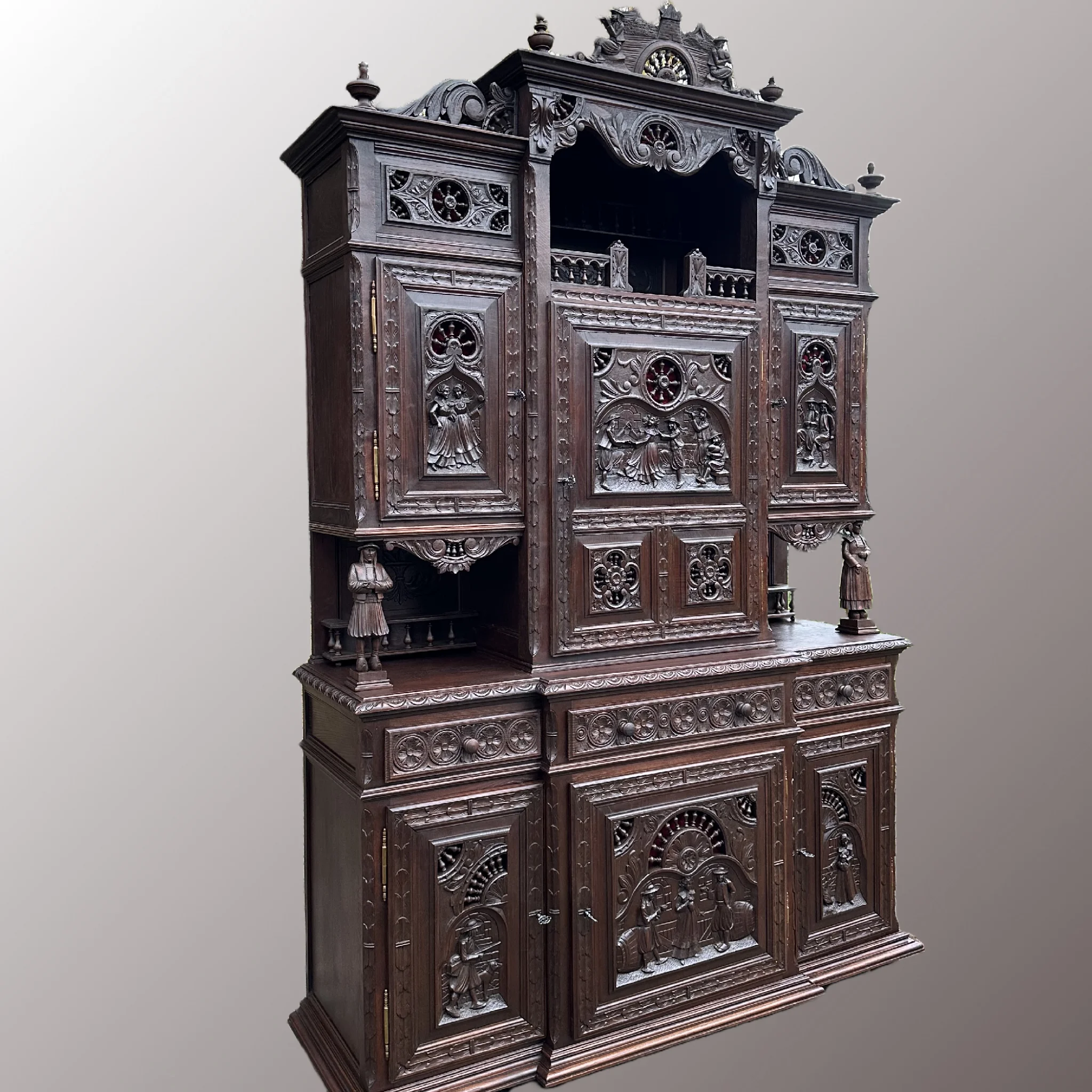 Breton tálalószekrény - 2. nézet