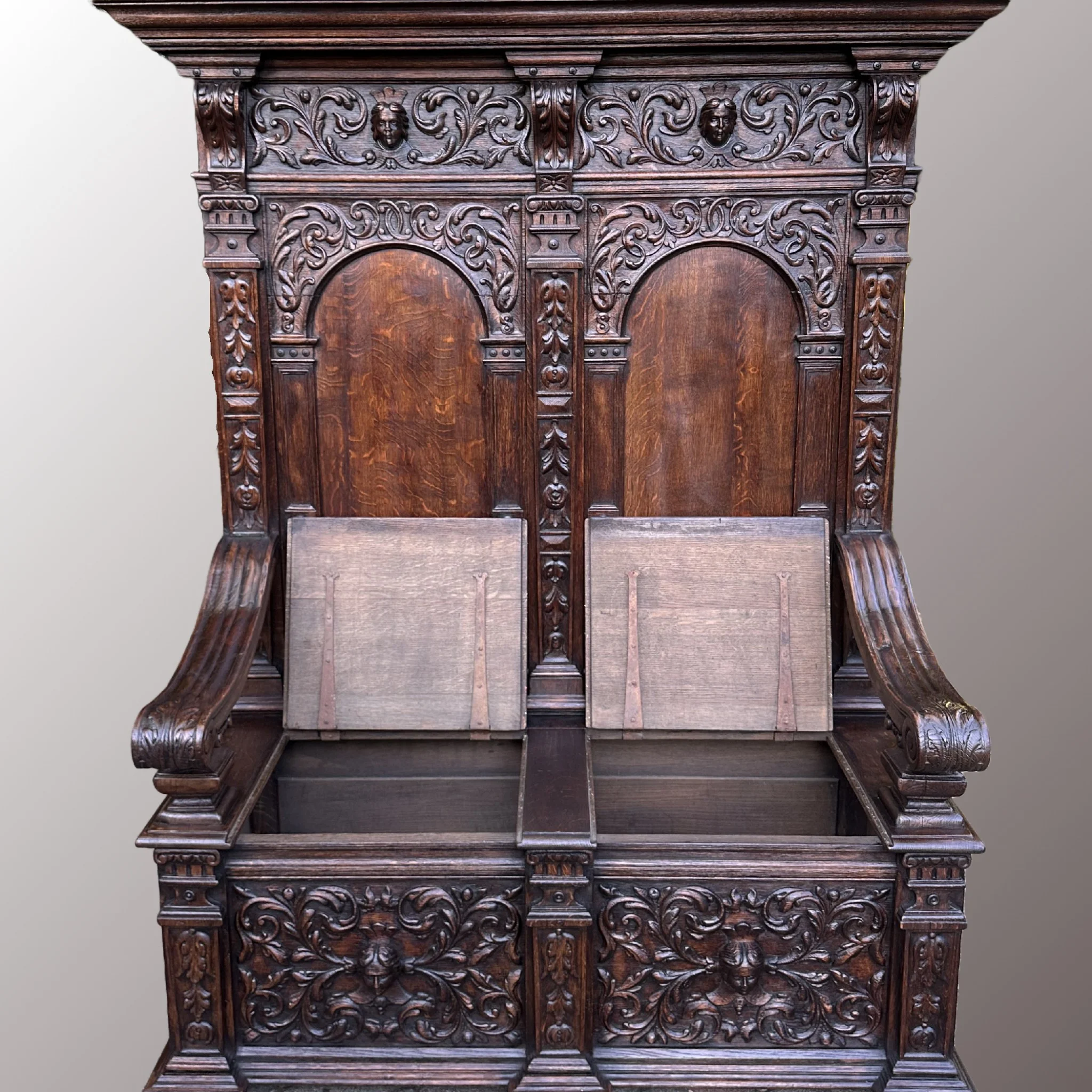 Neoreneszánsz pad - 4. nézet