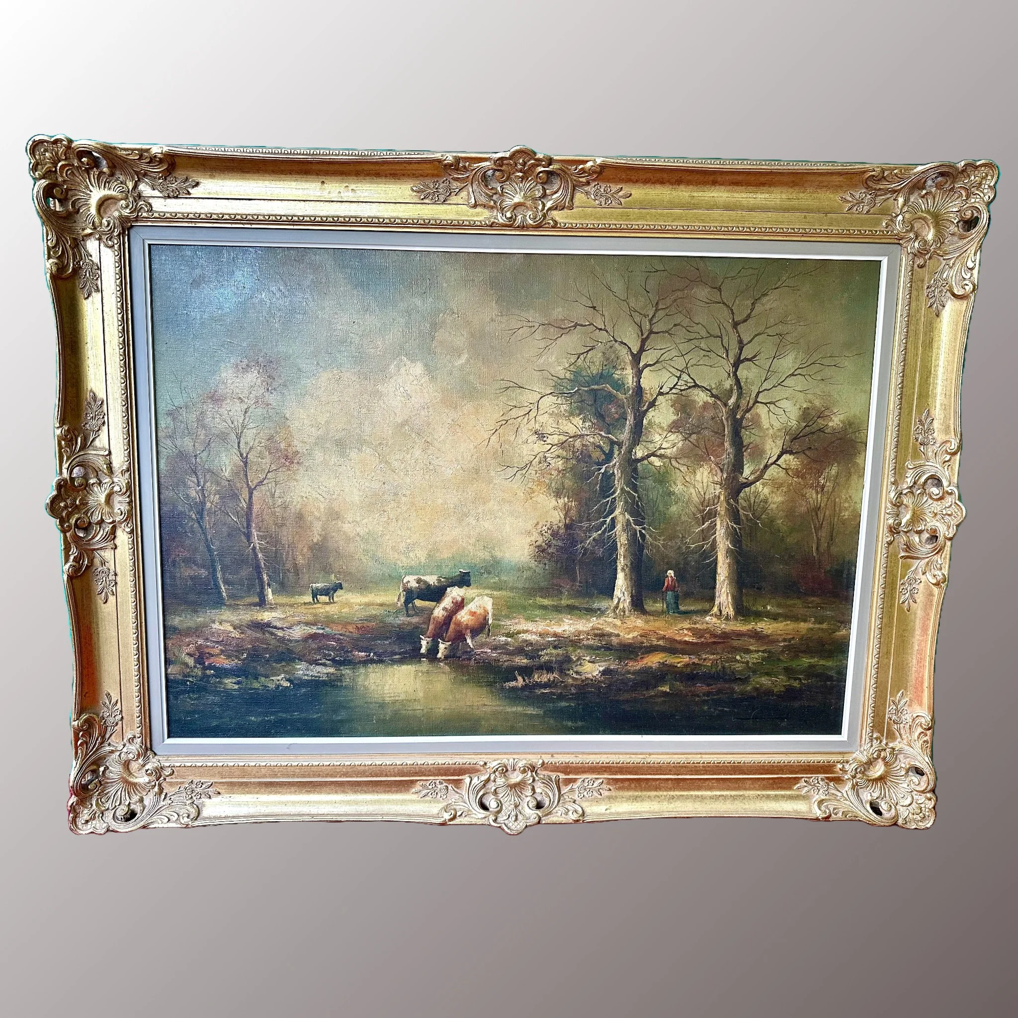 Restaurált Olajfestmény