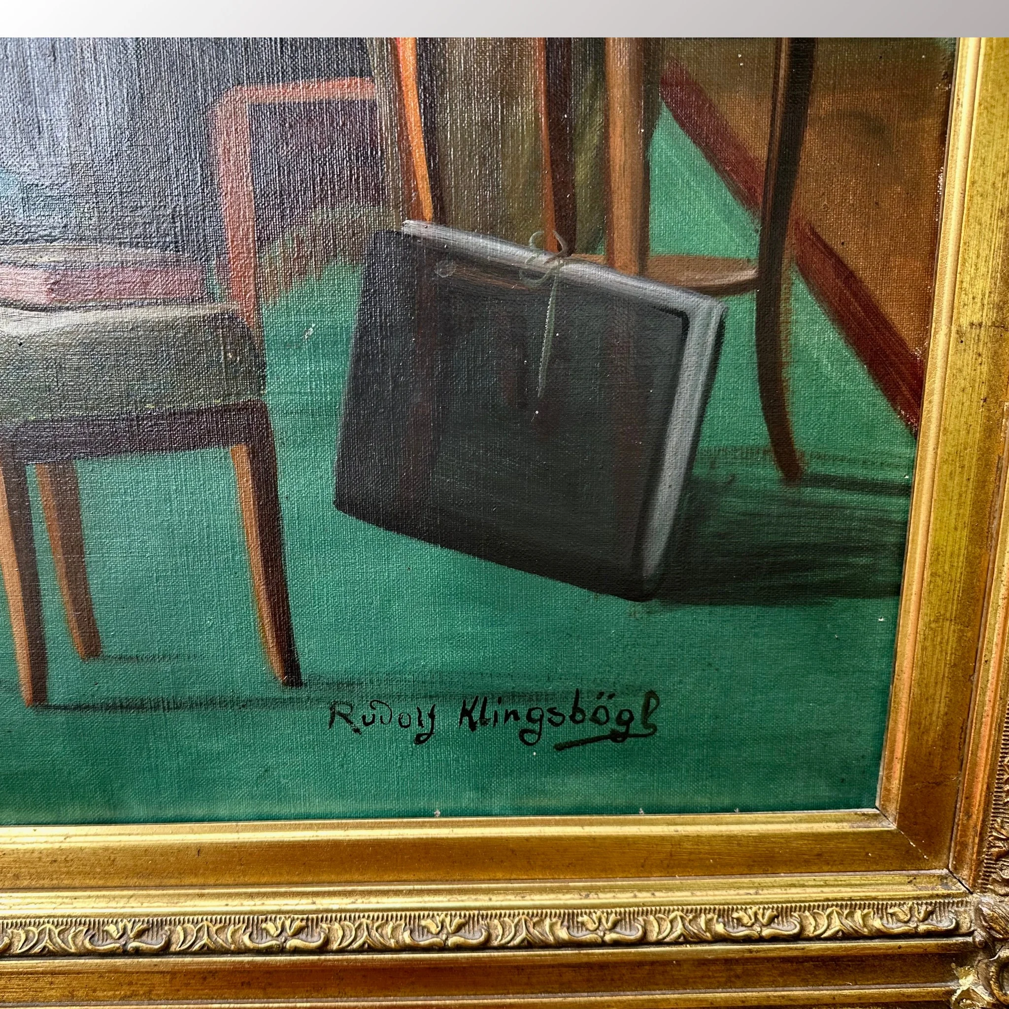 Festmény - Zenészek komponálás közben - 3. nézet