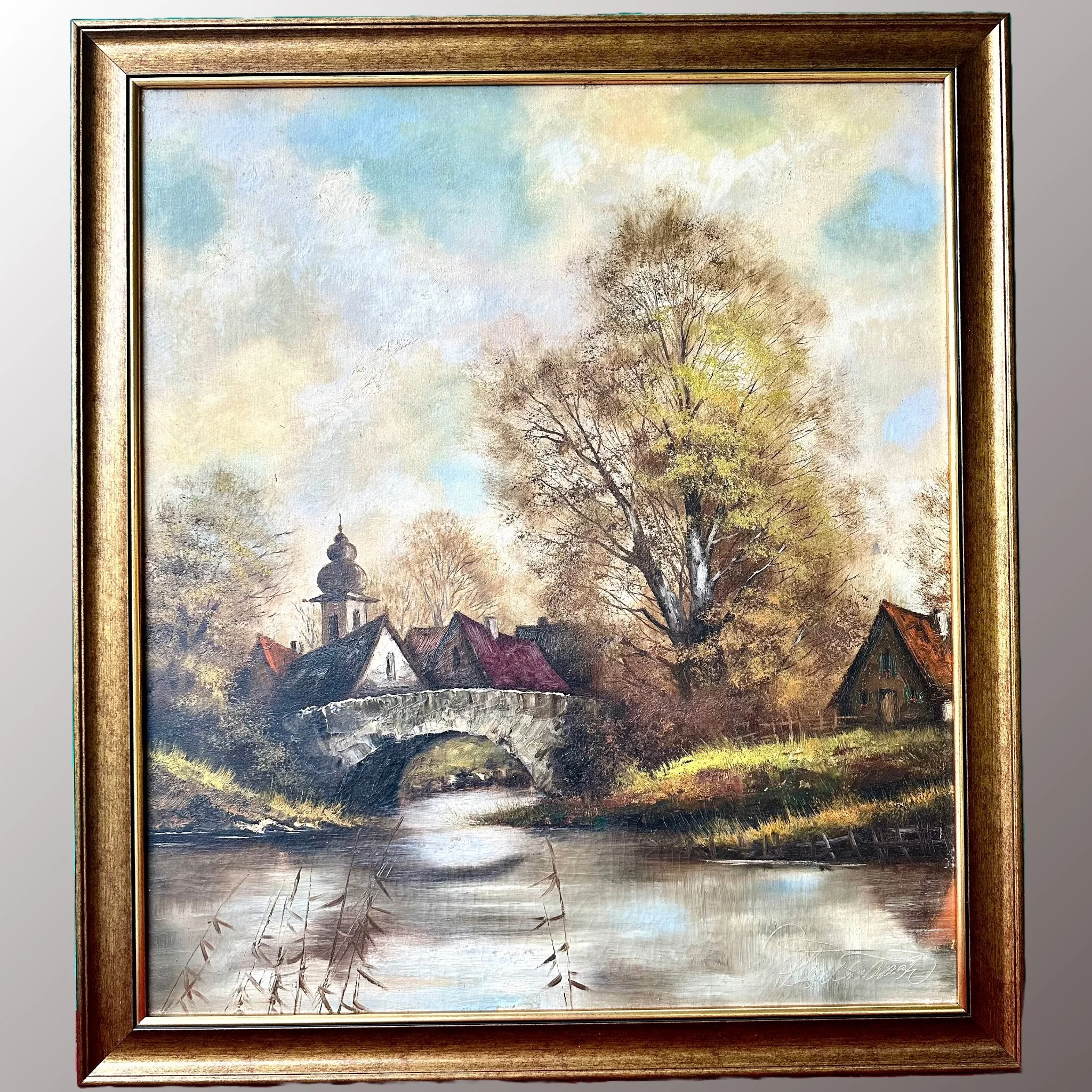 Restaurált Olajfestmény vásznon