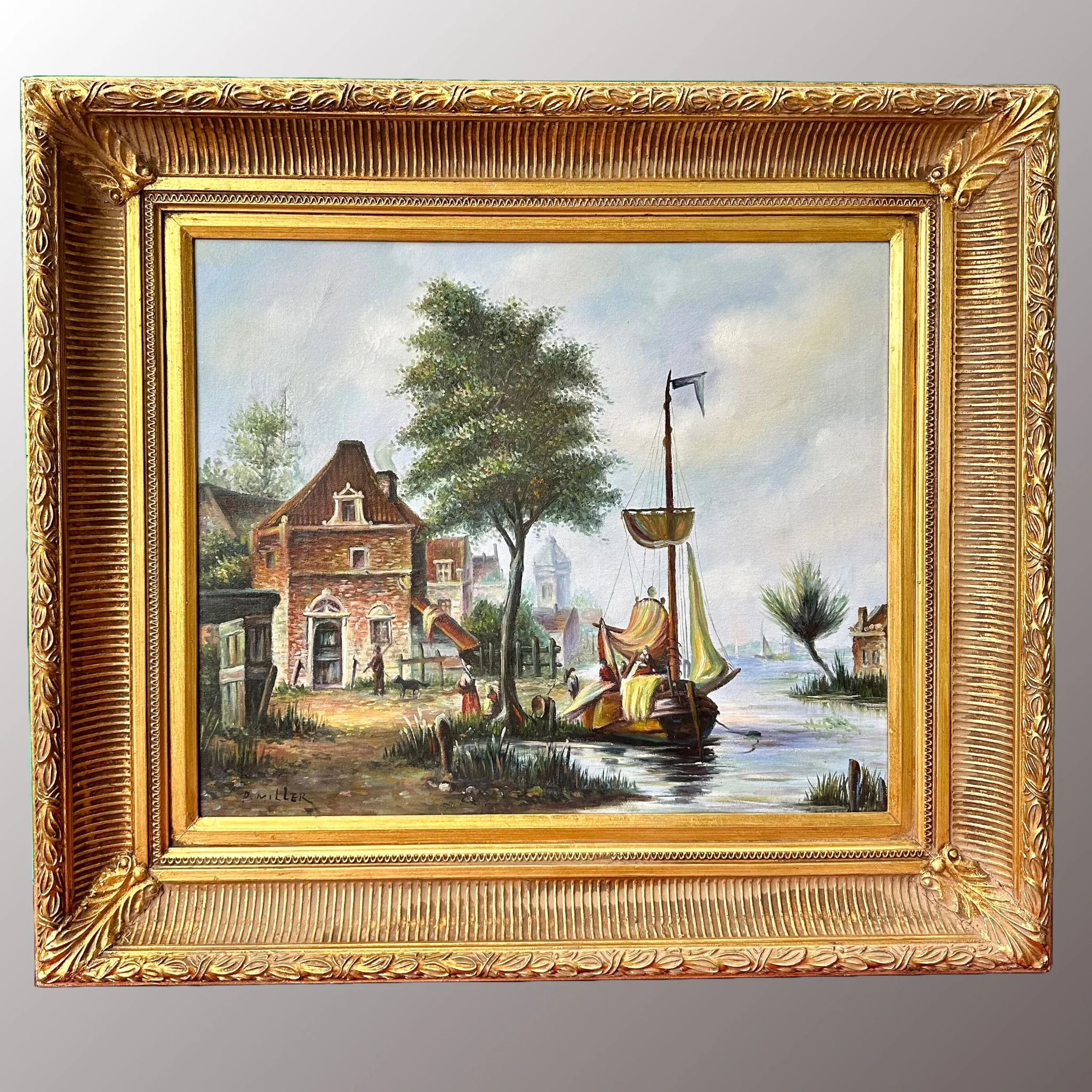 Restaurált Olajfestmény